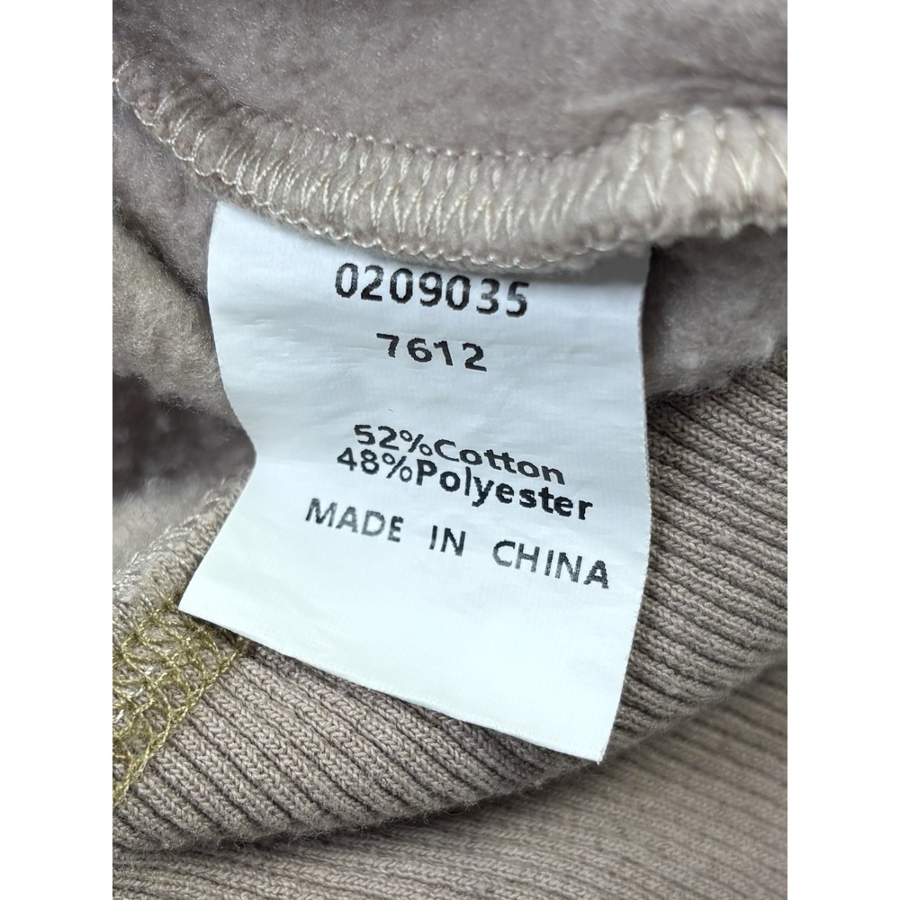 Pretty Garden Hoodie Women's Large Taupe Half Zip Fleece Sweatshirt Outdoor - Picture 7 of 10